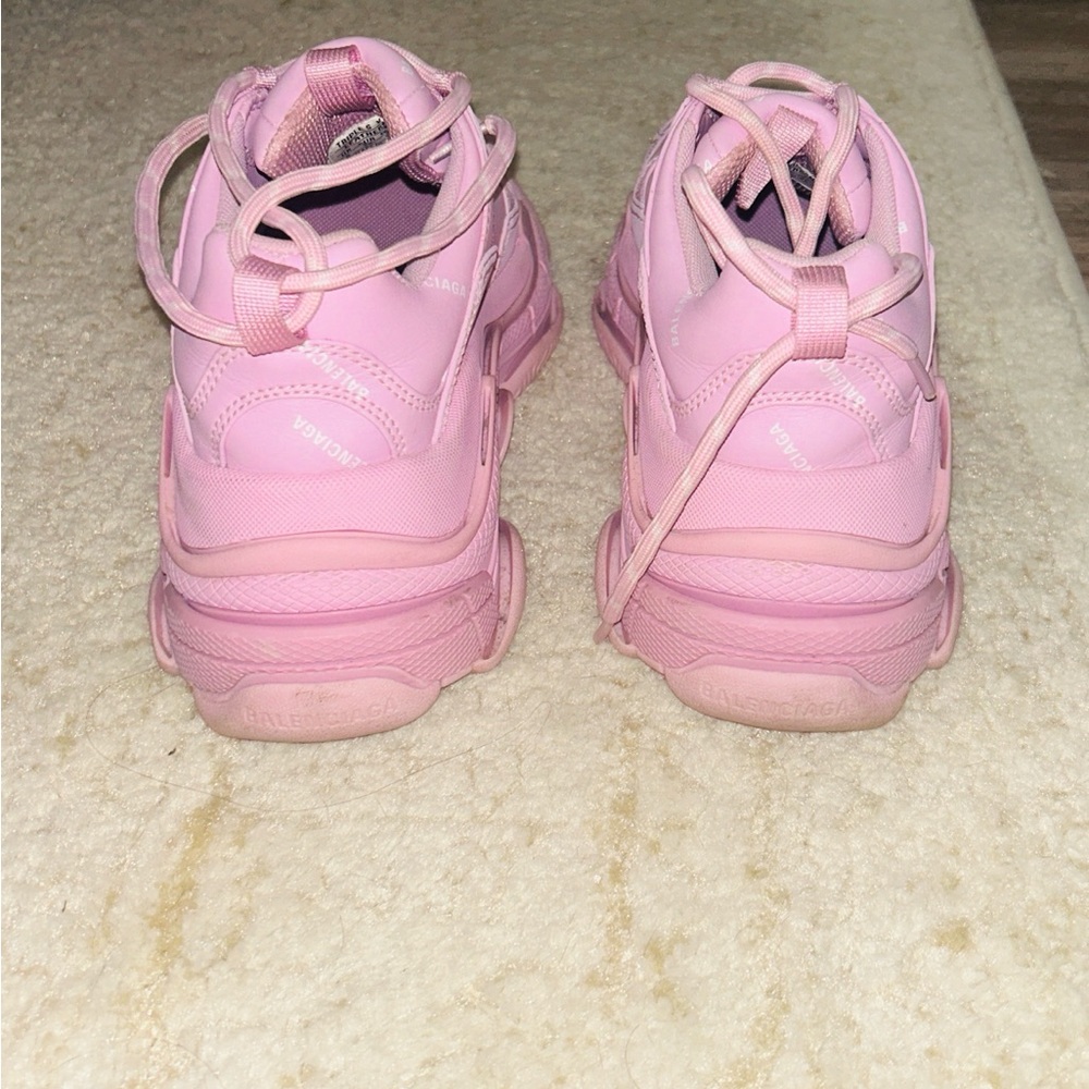 Balenciaga Light Pink Athletic Shoes